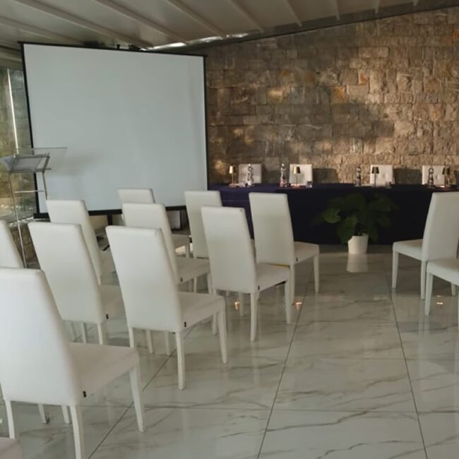 Sala per eventi e meeting a Villa Vittoria Posillipo