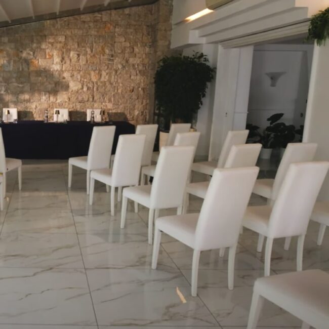 sala per eventi e meeting a Villa Vittoria Posillipo