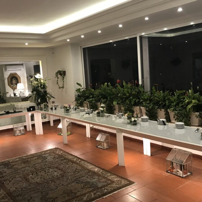 Allestimento buffet a Villa Vittoria Posillipo